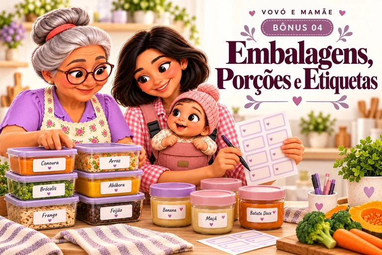 Embalagens, Porções e Etiquetas