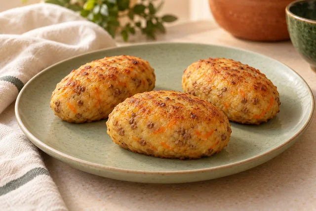 Croquete de carne com batata