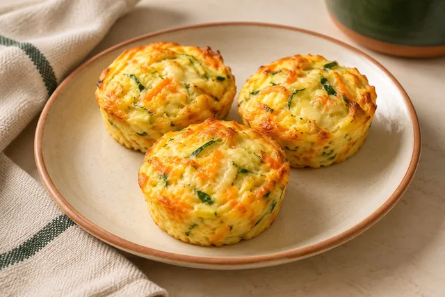 Muffin de ovo com legumes